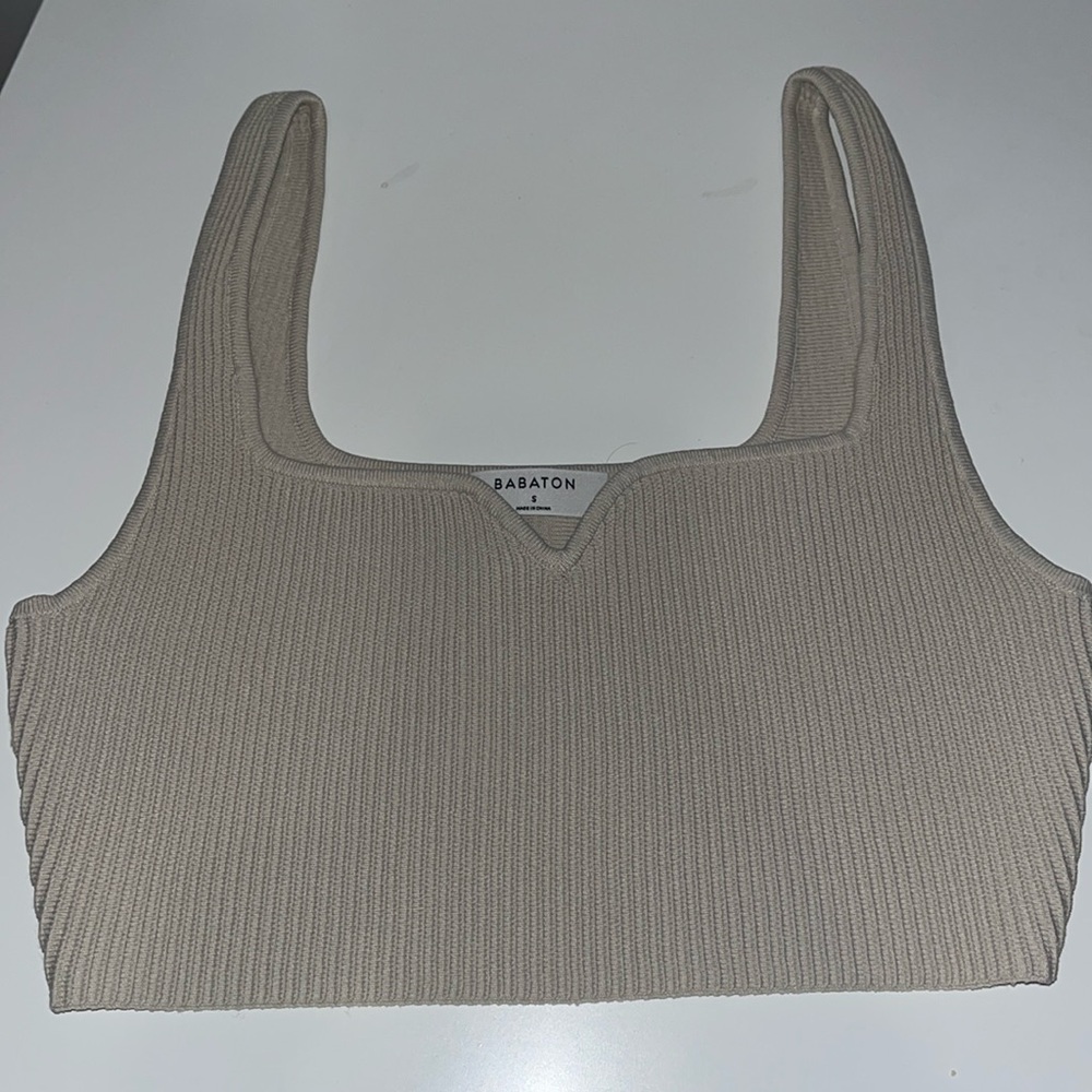 Babaton sweetheart crop tank